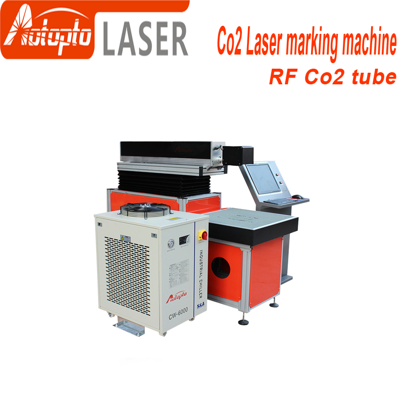 Mașină de marcat cu laser cu tub metalic Co2 50w 100w Mașini de marcare laser cu co2 Co2 Rf Metal Tube